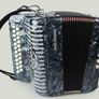 Rare Unique sought after Grey Pearl Paolo Soprani Accordion Image 7