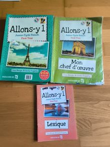 Allons-y 1 First edition for first year book+lexique+ portfolio bundle