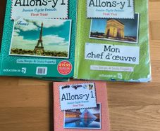 Allons-y 1 First edition for first year book+lexique+ portfolio bundle