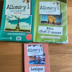 Allons-y 1 First edition for first year book+lexique+ portfolio bundle
