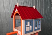 Modern Decorative Birdhouse / Bird Nesting Box
