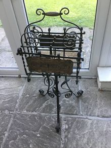 Antique magazine rack