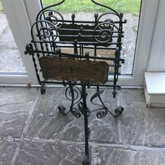 Antique magazine rack