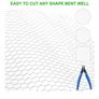 40cm x 5m Floral Chicken Wire Net Galvanized Hexagonal Wire Netting with Mini Cutting Pliers and Gloves for Crafts and Gardening Image 3