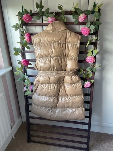 gilet Bnwt Azara beige tie belt gilet TU sizing