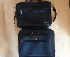 VALENTINO Paris Briefcase & SwissGear Wenger Business Case Roller & Valentino Paris Shoulder Case ( Over night Travel flight Case Luggage)