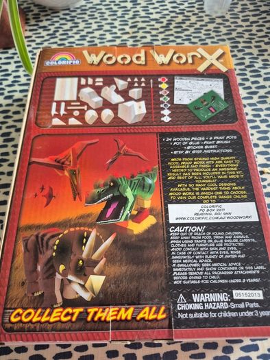 Wooden T-Rex crafting kit