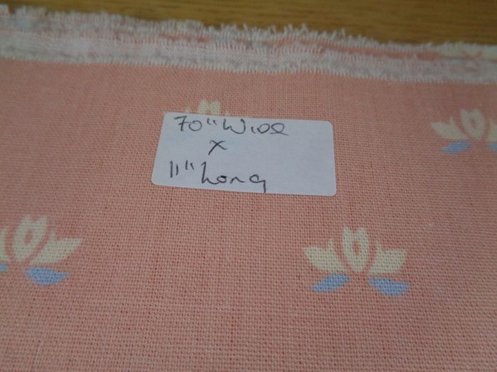 Cotton Fabric Pieces x 4 for Sale