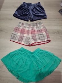 3 girls shorts size 4-5 years