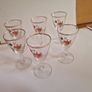 6 vintage glasses Image 2