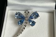 Swarovski dragon fly brooch