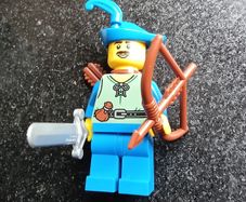 Lego TOWNSMAN FORESTMAN Minifigure Lego Castle Lego Minifigure