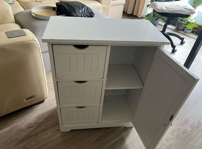 White Storage Unit Drawers
