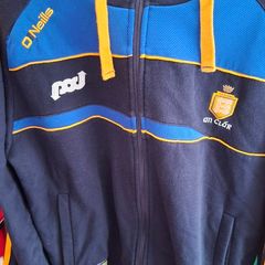Clare GAA O'Neills Hurling Full Zip Hooded Jersey (Adult Small) FREE POST