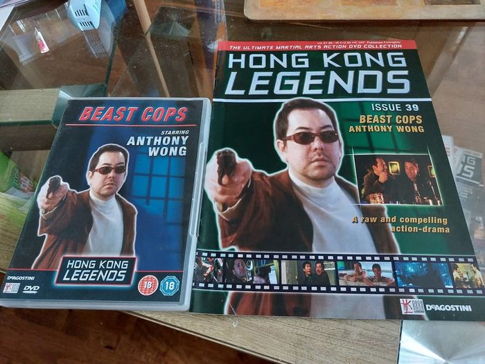 collection of Hong Kong Legend DVDs and magazine
