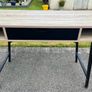 48x120 light oak colour/black Desk (good for working and gaming) Image 2