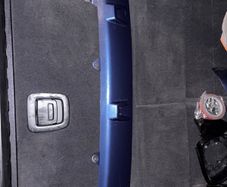 BMW X5 G05 rear valance dark blue