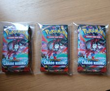 12 Brand New & Sealed pokemon Mega Evolution "Chaos Rising" booster packs