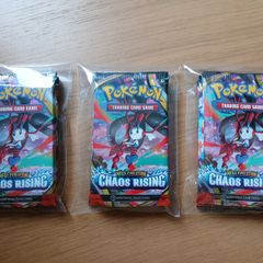12 Brand New & Sealed pokemon Mega Evolution "Chaos Rising" booster packs