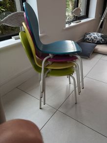 4 Kids size dining chairs