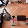 Kneerover Junior mobility knee scooter in pink. Well-used, but still working well! Image 9