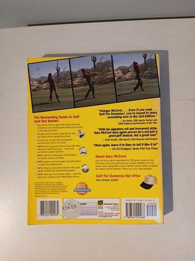 Golf For Dummies by Gary McCord
