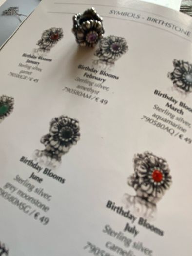 Pandora charm February Birthstone Amethyst New