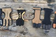 Protective Archery glove 3 fingers (fabric with leather tips). XS to XXL