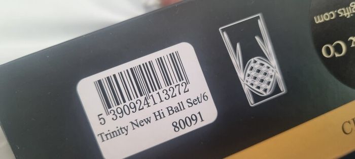 Killarney Crystal High Ball Glasses