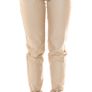 Highwaist Boyfriend Jeans in leather look CAPPUCCINO or beige size fits s sm ,m Image 2