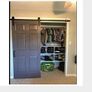 2 set of 6.6FT Sliding Rail Barn Door Hardware Kit, 200cm Image 7