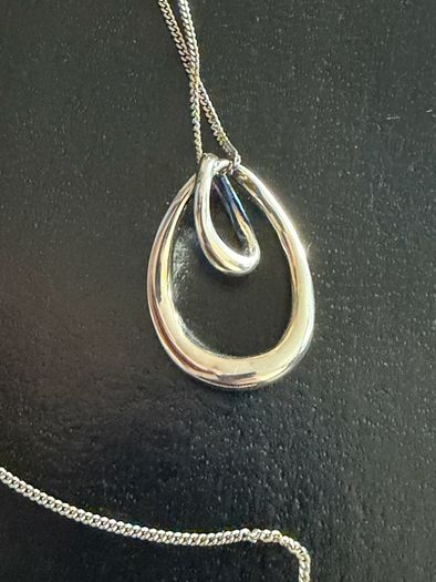 silver necklace