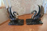 Antique marble bookends