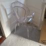 Clear Louis Ghost Style Armchair Image 2
