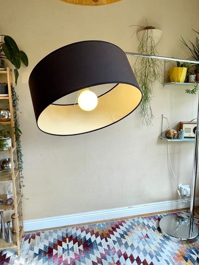 Danish Arc Chrome Floor Lamp, Bo Concept