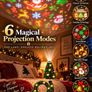 Christmas Tree Projector Night Light 6 Scenes 2 Pack Image 3