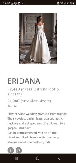 Milla Nova wedding dress