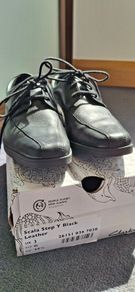 Clarks Scala Step, black leather shoes