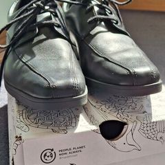 Clarks Scala Step, black leather shoes