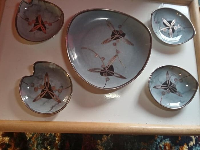 Beautiful 5 Piece HUTSCHENREUTHER Set, Vintage