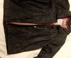 Denim Navy girls coat. Age 7-8. Name It brand