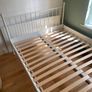 IKEA Leirvik Bed Frame (140x200 cm) + 2 Slatted Bed Bases Image 3