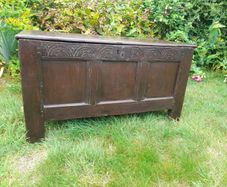 17th Century Small Oak Coffer