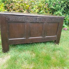 17th Century Small Oak Coffer