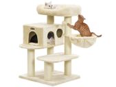 Luxury Cat Scratching post thick trunks 112 cm beige