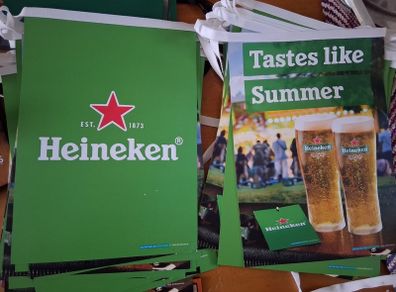 Heineken Bunting for Pub homebar