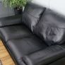 2 seater leather sofa Image 4