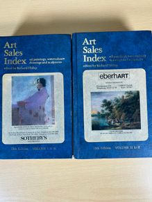 2x 1986-87 Art Sales Index Books | Edited by Richard Hislop | Rare Reference Set