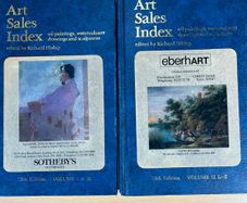2x 1986-87 Art Sales Index Books | Edited by Richard Hislop | Rare Reference Set