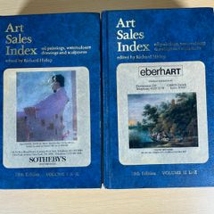 2x 1986-87 Art Sales Index Books | Edited by Richard Hislop | Rare Reference Set